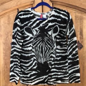 Zebra sweater-small-H&M